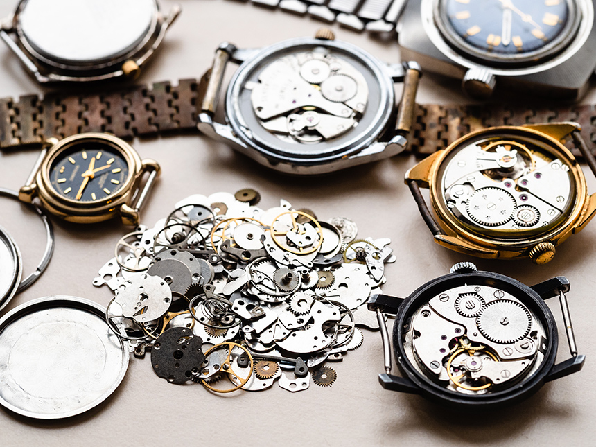 時計部品の販売